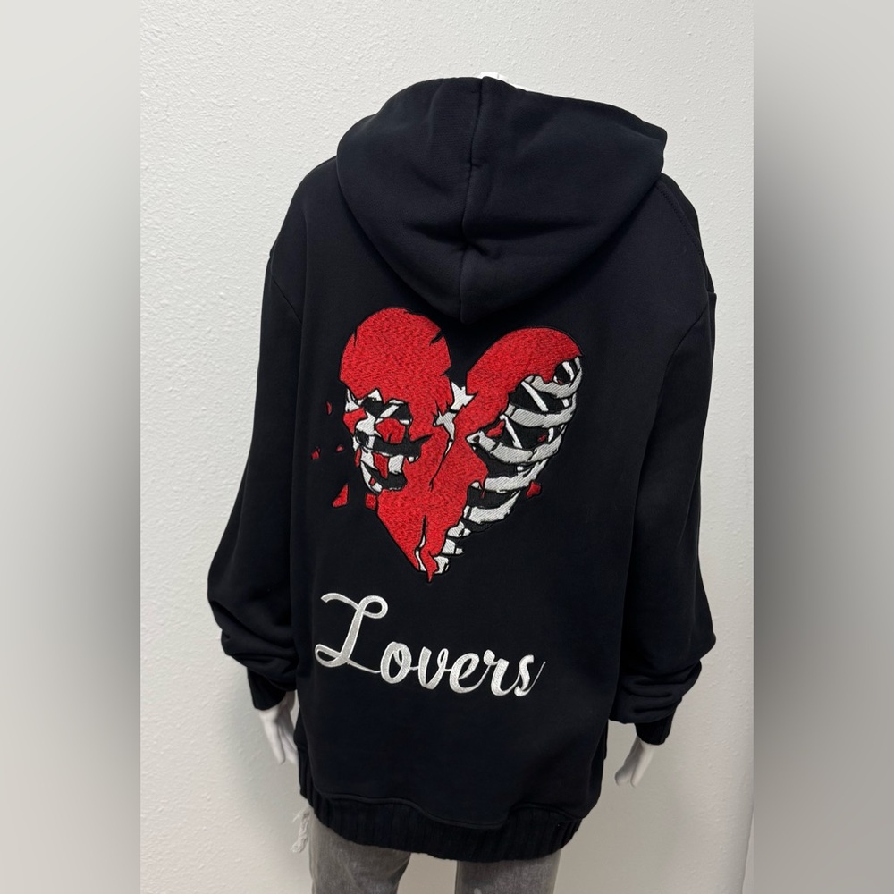 EUC Amiri Lovers Cashmere Blend Hoodie